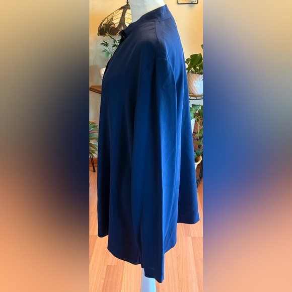 NWT Josephine Chaus Collection Marine Blue Women’s Size 16 Top W One Button - Picture 12 of 16